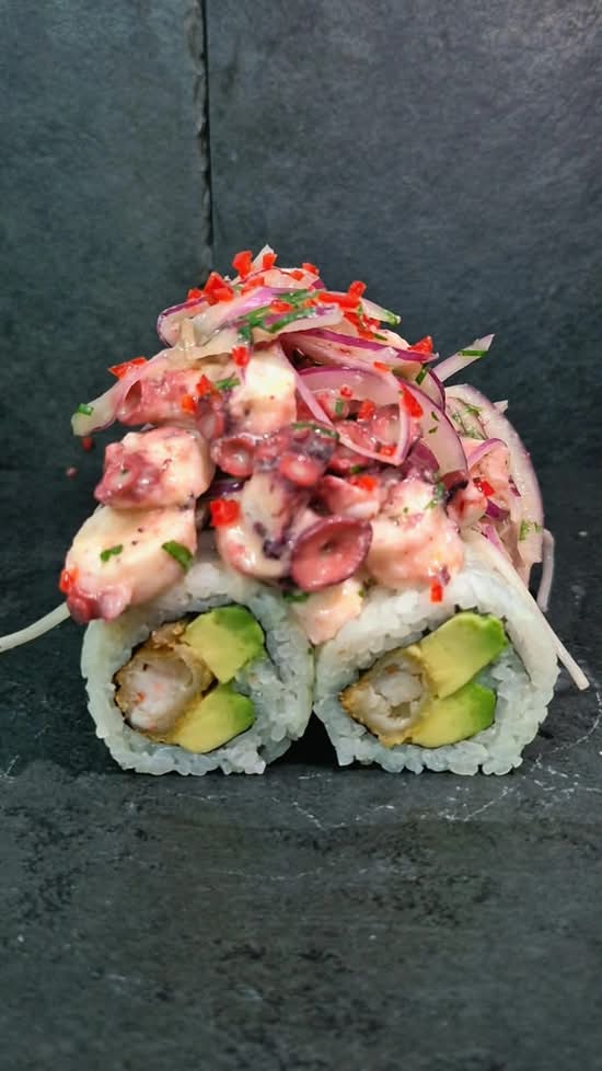 Ceviche Roll de Pulpo