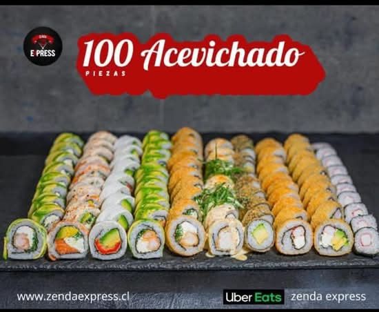100 Piezas Acevichadas