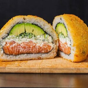 Sushi Burger de Salmon