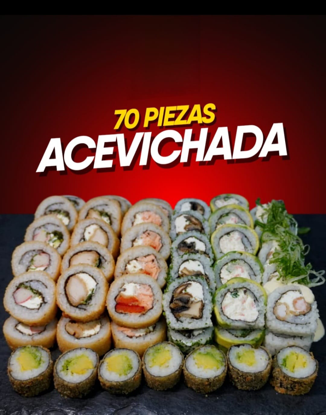 70 Piezas Acevichada