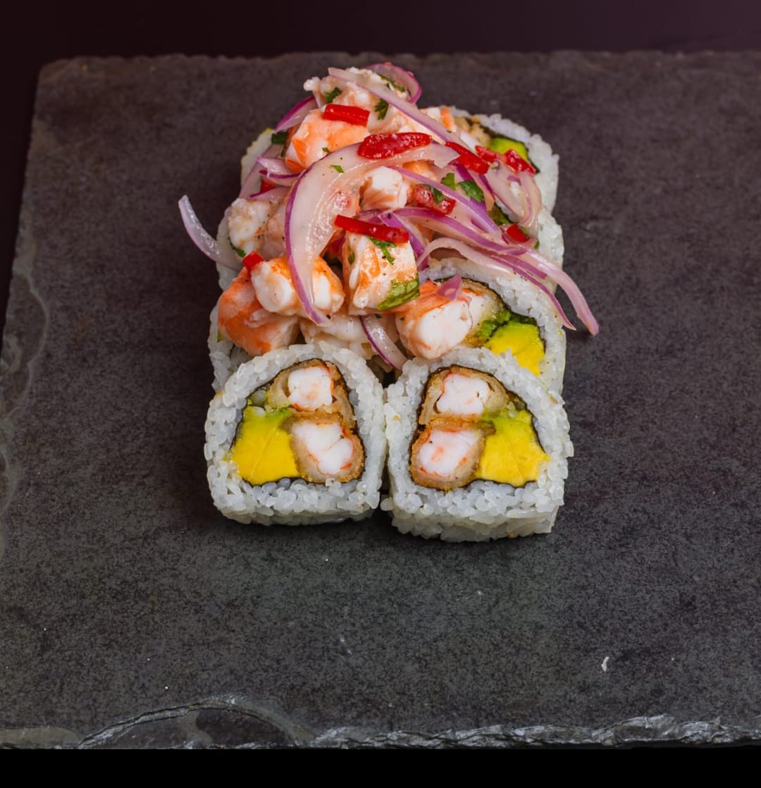 ceviche ebi roll