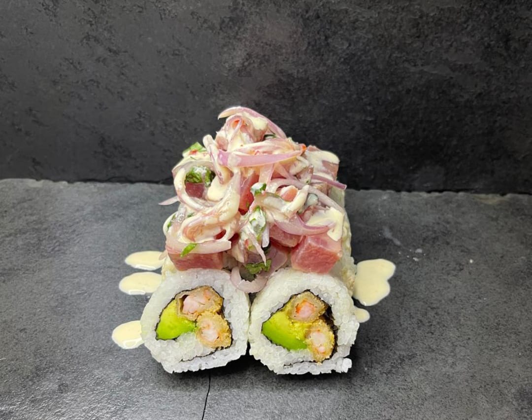 ceviche roll de atun