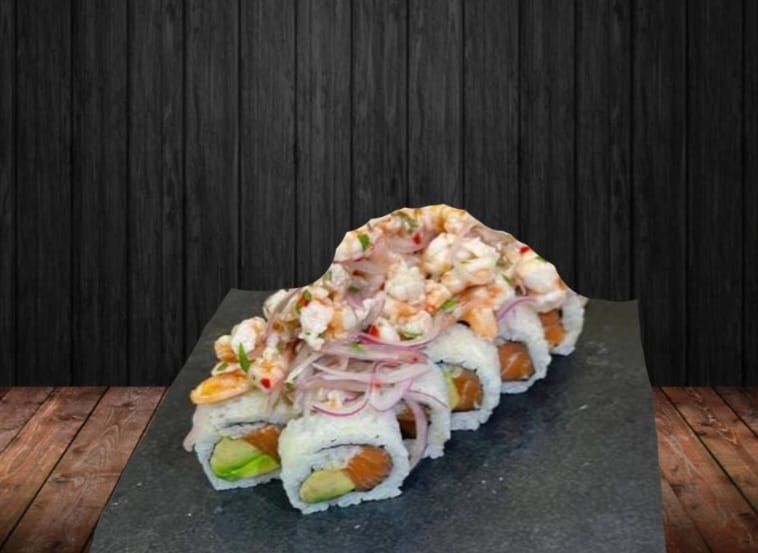ceviche ebi roll